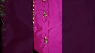 Maggam Work Handmade blouse design neck and sleeves music song [upl. by Armalla]