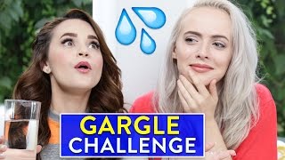 SINGING GARGLE CHALLENGE ft Madilyn Bailey [upl. by Eisned]