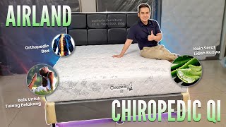 Kasur Orthopedic Yang Bagus  Review Springbed Airland Chiropedic Qi [upl. by Hedva]