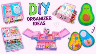 AMAZING ORGANIZER IDEAS  SIDE OPENING DESK ORGANIZER From Waste Cardboard and more [upl. by Goldfinch924]