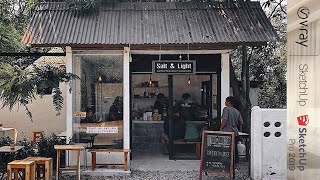 SMALL BEAUTIFUL BUDGET COFFEE SHOP CONCEPT DESIGN 50 [upl. by Attelrahc]