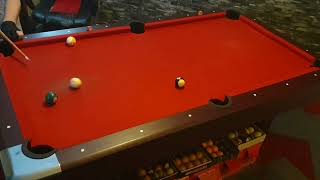 6ft pool table  9 ball break and run 171 [upl. by Aicenav]