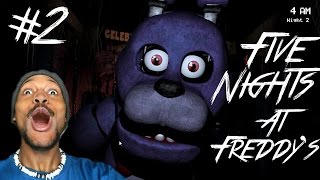 Five Nights At Freddys  Walkthrough 2 NIGHT TWO IMPOSSIBRU [upl. by Oigimer]