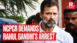 Delhi Police Registers FIR Against Rahul Gandhi Under POCSO Act NCPCR Demands Arrest [upl. by Beka]