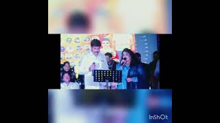 on kannada rajyosthsava musical event in dasarahalli with playback singer harsha ranjani [upl. by Aviva]