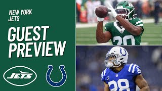 New York Jets vs Indianapolis Colts Preview with Derek Larger [upl. by Orman85]