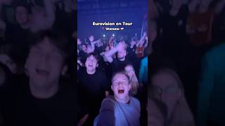 EUROVISION ON TOUR  📍 WARSAW  eurovision eurowizja poland [upl. by Bard703]