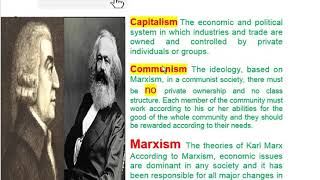 capitalism vs communism vs Marxism Differences UPSCIASCSSPMS [upl. by Lupiv303]