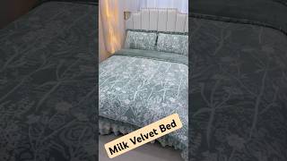 Milk Velvet Bed Sheets Ultimate Warmth amp Style mattresscoversheet warmbedding bedroomdecor [upl. by Danette]