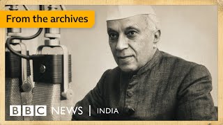 Jawaharlal Nehru’s first TV appearance  Archives  BBC News India [upl. by Susi]