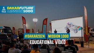 Educational video  Mission 1000  Dakar 2024 [upl. by Aletha776]