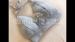 CROCHET BRALETTE TUTORIAL for bigger chest [upl. by Nastassia]