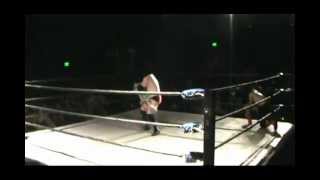 Brad Landen delivers a Pile Driver to Referee Cody Young  WAR [upl. by Ynnig]