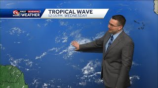 First tropical wave forms ahead of the 2024 Hurricane Season [upl. by Dionysus80]