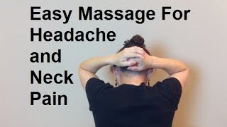 Easy Way To Massage Trigger Points For Neck Pain and Headache  Massage Monday 233 [upl. by Hera]