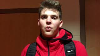 St John’s Lucas San Fratello talks about beating undefeated North High [upl. by Akimyt]