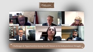 Webinar Challenges amp Opportunities facing South Yemen in its Independence Struggle [upl. by Norri]