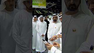 Sheikh Mohammed Bin Rashid Al Maktoum Sheikh Hamdan Fazza Dubai Crown Prince Gitex Tour shorts dxb [upl. by Anaizit]