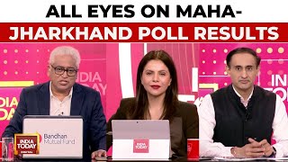 Post Poll War Game Maharashtra And Jharkhand Election Results Awaited  India Today [upl. by Redmer]