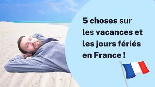 Vacances et jours fériés en France [upl. by Namyac]