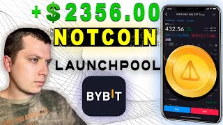 🔥NOTCOIN ПОШАГОВАЯ ИНСТРУКЦИЯ КАК ЗАРАБОТАТЬ БОЛЬШЕ LAUNCHPOOL НА БИРЖЕ BYBIT С ТЕЛЕФОНА🤯 [upl. by Karlan]