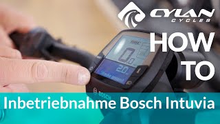 EBike Inbetriebnahme Bosch Intuvia  How To [upl. by Notak]