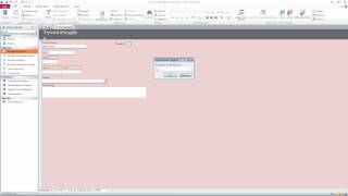 Access Erste Schritte zum Erstellen einer kompletten Datenbank 2010 Tutorial deutsch [upl. by Eirrol]