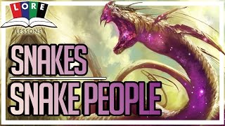 Snakes Orotchi Naga amp Gorgons in Magic The Gathering  Lore Lesson [upl. by Ginelle]