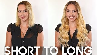 6 Tips for Blending Clip In Hair Extensions With Short Hair [upl. by Romaine]