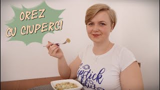 Orez cu ciuperci  Pranz delicios [upl. by Idnic]