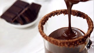 Creamy Italian Hot Chocolate Recipe  How Tasty Channel [upl. by Palermo694]