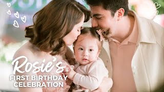 ROSIES FIRST BIRTHDAY CELEBRATION  Jessy Mendiola [upl. by Elish]