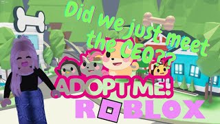 Did we just meet the ROBLOX CEO in Adopt Me adoptme roblox [upl. by Aiyekal]