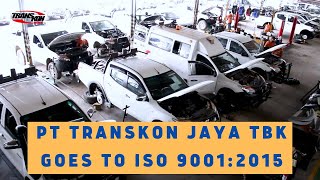 PT TRANSKON JAYA TBK GOES TO ISO 90012015 [upl. by Anihcak]