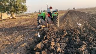 Deutz Fahr tractor 50 HP with Plow [upl. by Frederic]