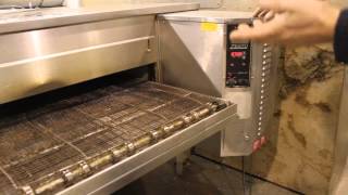 Lot 184  Zesto Conveyor Pizza Oven with Hood [upl. by Eanat249]