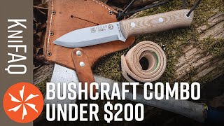 KnifeCenter FAQ 112 Bushcraft Combo for 200 [upl. by Savior]