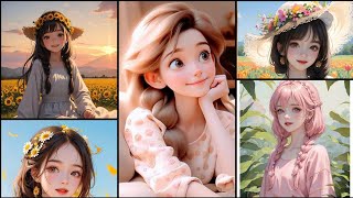 💕 Unique amp trending cartoon girls Dp picture 🎀 Whats app Pfp ideas for Girls 💞 Wallpapers 🦋 [upl. by Lloyd318]