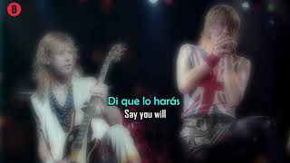 Def Leppard  Hysteria  1987  TRADUCIDA ESPAÑOL Lyrics [upl. by Enoob675]