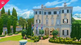 Villa Cetinale  The Sims 4 Speed Build  HARRIE [upl. by Ahsiad865]