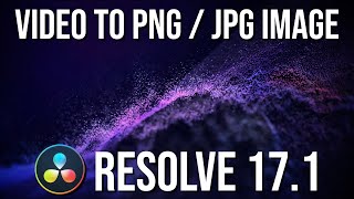 How to Export a Single Video Frame to JPG PNG Image in DaVinci Resolve 171 [upl. by Norb457]