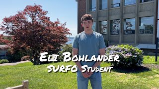 GTKGSO Eli Bohlander SURFO student [upl. by Waly77]