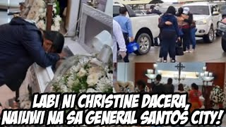 Dacera Family emosyonal na sinalubong ang labi ni Christine Dacera sa General Santos [upl. by Danie]