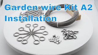 How to install Garden Wire Kits A2  Tootact installation tutorial [upl. by Nerw98]