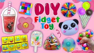 15 DIY Super Fidget Toys  Pop It and Stress Relief Toys  Viral TikTok Videos fidget diy popit [upl. by Box207]