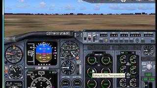 ILS Landing by NAV1  Manual [upl. by Ahsead]