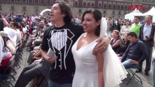 Ciudad de México romperá récord con bodas colectivas en el Zócalo [upl. by Asenav221]