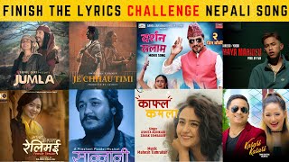 Finish The Lyrics of Most Popular Nepali Songs  Its Quiz Show  Part 15 [upl. by Schwejda246]