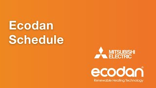 Ecodan Schedule [upl. by Ilek]