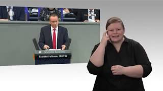 Gebärdensprachvideo Arbeits­programm 2020 der EUKommission stößt im Bundestag auf ge­mischtes Echo [upl. by Atilegna110]